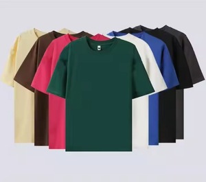 เสื้อยืดโออีเอ็มแบบสั่งทำพิเศษ ปักลายตัวอักษร  ผ้าเรียบย้อมสีพื้น พิมพ์โลโก้ คุณภาพสูง ผ้าฝ้าย 100% ไซส์ใหญ่สำหรับผู้ชาย เสื้อยืดเนื้อหนา - Product Image 5