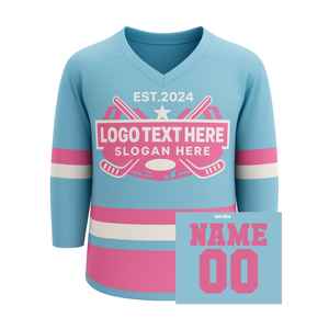 Últimos Modelos de Camisetas de Hockey sobre Hielo, Camiseta de Hockey de Equipo, Estilo Nuevo, Camiseta de Hockey con Paneles Cosidos - Product Image 3