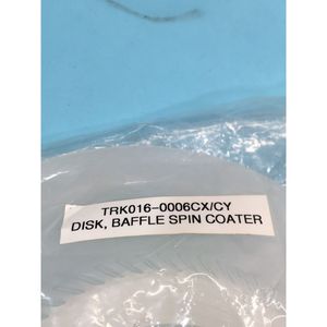 TRK016-0006CX Disk Baffle Coater Resist, 142128 - อุปกรณ์และอะไหล่เซมิคอนดักเตอร์ระดับโลกที่เชื่อถือได้ - Product Image 3