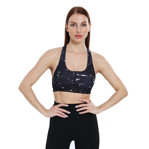 Sujetador Deportivo de Alto Soporte para Mujer, para Yoga y Gimnasio, con Logotipo Frontal, Diseño Personalizado, Impresión por Sublimación, Secado Rápido y Transpirable - Product Image 1