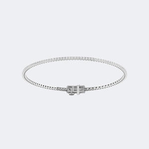 Pulsera de Diamantes Cultivados en Laboratorio de 1.43 CTW, Certificación IGI, D-E-F VVS-VS, Corte Brillante Redondo, Oro de 14K, Joyería Fina Sostenible - Product Image 2