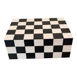 Stylish Resin Decorative Storage Box with MDF Inner for Home Gifting and Organization factory <b>Low</b> price storage box - Product Image 4