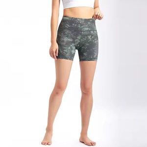 Nuevos shorts de yoga sin costuras para mujer, leggings de cintura alta, pantalones cortos de compresión para entrenamiento. - Product Image 1
