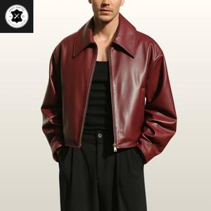 Veste en cuir pour homme, imperméable, coupe-vent, résistante à l'usure, conçue pour une utilisation confortable, vente en gros, export, mode - Product Image 1