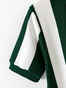 Camiseta Polo a Rayas Personalizada, Nueva Colección 2026, Venta al Por Mayor OEM, Transpirable, Informal, de Verano, para Hombre, Manga Corta, para Tenis y Golf - Product Image 5