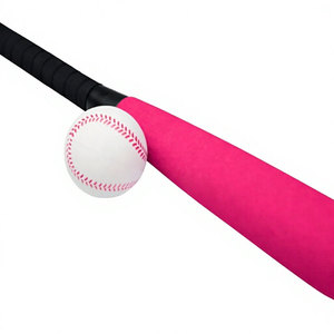 Bate de Béisbol de Aluminio Amarillo, Diseño Sólido, Equipo de Práctica y Entrenamiento - Product Image 4