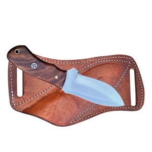 Couteau de chasse à lame fixe à pointe tombante avec manche en bois, lame en acier inoxydable, couteau en acier D2 pour usage extérieur - Product Image 3