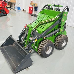 KOSTENLOSER VERSAND CE Mini-Kompaktlader Diesel Benzin Rad-Kompaktlader Mini Mit Anbaugeräten - Product Image 2