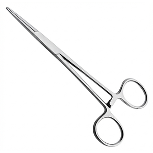 Pinces hémostatiques chirurgicales droites en acier inoxydable certifiées CE Classe I pour la chirurgie générale, instrument manuel - Product Image 1
