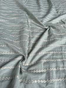 Premium Sequence Embroidery Fabric For Women Fashion Wear Designer <b>Garments</b> Party Wear Dresses Kaftan Abaya Bridal Wear - Product Image 1