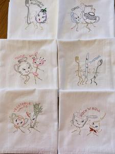 Paños de Cocina Reutilizables Nature4u 100% Algodón, Diseño Bordado de Flores Silvestres, Ecológicos, de Secado Rápido, Alta Absorción de Agua, Personalizables - Product Image 5