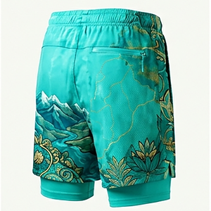 Pantalones Cortos Casuales de Playa para Hombre, Resistentes al Agua, Ideales para Vacaciones, Natación y Deportes Acuáticos - Product Image 2