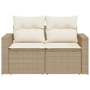 โซฟาสวนหวายสีเบจ PE พร้อมโครงเหล็กเคลือบสีฝุ่นและวัสดุโพลีเอสเตอร์ขนาดกลาง - Product Image 4