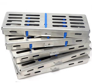 Caja de esterilización dental ergonómica manual para 5 instrumentos, de acero inoxidable, con certificación CE ISO, OEM ODM - Product Image 2