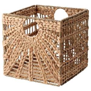 Panier de rangement en jacinthe d'eau, vente en gros, tissé à la main, organisateur de linge, multifonctionnel, décoration minimaliste pour la maison, fabriqué par KingCraftViet - Product Image 1