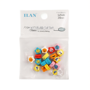 Ilan Abalorios Perline in argilla polimerica a forma di stella 5x9 mm 20 pezzi per la creazione di gioielli - Product Image 2