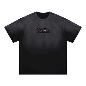 Camiseta Premium 100% Algodón con Efecto Desgastado, Corte Regular para Hombre, Estilo Vintage, Ropa Urbana, Alta Calidad, Tejido Terry OEM de Secado Rápido - Product Image 1