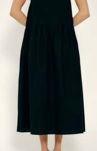 Robe longue décontractée d'été pour femme, imprimé floral, sans manches, confortable, en coton et lin, coupe ample, personnalisable - Product Image 5