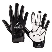 Guantes de Fútbol Americano con Diseño Nuevo y Logotipo de Marca Personalizado para Adultos, con Cierre de Velcro y Cuero de Alta Calidad