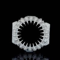 Starspire Jewels Lunette de montre G-Shock haut de gamme style Hip Hop, sertie de diamants VVS couleur D, certifiée GRA, compatible testeur de diamants, en Moissanite Or Rose