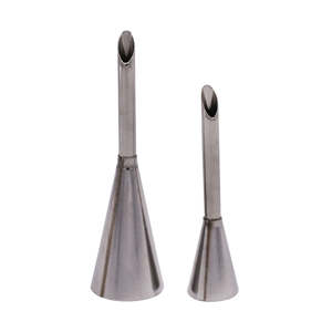 Embout de décoration pour cupcakes, lot de 2, embout de pâtisserie en acier inoxydable, outils de pâtisserie réutilisables et durables - Product Image 1