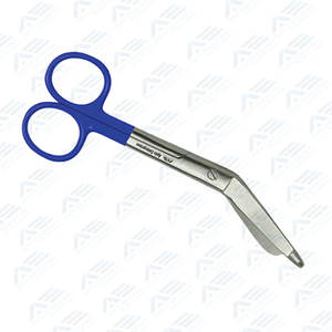 Tijeras Manuales para Cortar Vendajes, Instrumento Médico Quirúrgico de Acero Inoxidable, Tijeras de Enfermería con Punta Redonda - Product Image 5