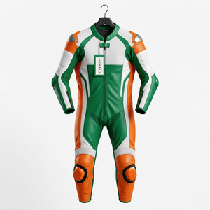 Traje de Motocicleta de Cuero Hecho a Medida, Premium, Hecho a Mano, Ajuste Personalizado, Servicio OEM ODM - Product Image 3
