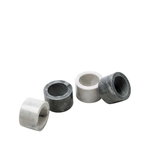 Porte-serviettes personnalisé en marbre véritable gris naturel, écologique, à prix avantageux - Product Image 4