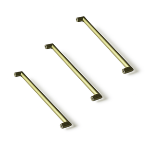 มือจับตู้แบบ T-Bar ผลิตจากโลหะผสมสังกะสีที่เป็นมิตรกับสิ่งแวดล้อม สีทอง สำหรับเฟอร์นิเจอร์ครัว ห้องน้ำ ตู้เก็บของ ลิ้นชัก ตู้เสื้อผ้า - Product Image 2