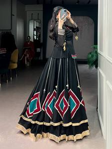 Conjunto de Lehenga Choli de Algodón de Alta Calidad para Navratri, Diseño Gujarati, Chaniya Choli, Precio al por Mayor, Ropa para Exportación - Product Image 2