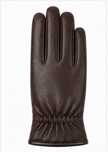 Gants en cachemire et laine tendance pour hommes et femmes, mitaines chaudes d'hiver compatibles écran tactile, doublure polaire douce, gants habillés, vente en gros, logo personnalisé - Product Image 3