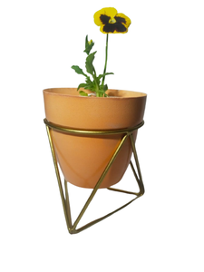 Support de plante en métal réglable de style moderne du milieu du siècle, élégant porte-plante d'intérieur pour la décoration de la maison - Product Image 5