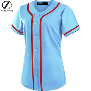 Maillots de baseball et de softball pour femmes, chemises boutonnées - Product Image 6