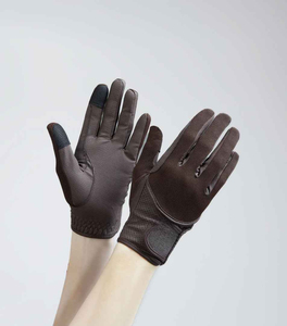 Guantes de equitación unisex de verano al por mayor, suaves, de spandex, de dedo completo, antideslizantes, con cierre de tirar, para exteriores - Product Image 4