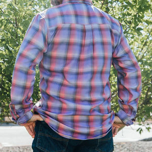 Chemise en flanelle à carreaux pour homme à prix raisonnable, manches longues, boutonnée, décontractée, 100% coton, vêtements d'automne décontractés, chemises en flanelle - Product Image 3