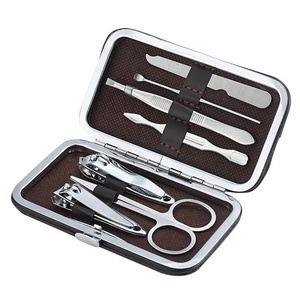 Wholesale Beauty Salon Luxurious Infant Nail Clippers Kit Best Selling 10-Piece German Stainless Steel Manicure <b>Pedicure</b> <b>Set</b> Box - Product Image 4