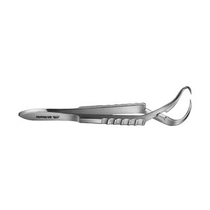 <b>Clamp</b> for Veterinary Surgery Medical Applications Craft 85mm Jones Stainless Steel Microsurgery Forceps - Product Image 2