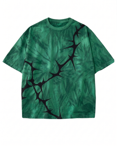 เสื้อยืดโอเวอร์ไซส์ทรงวินเทจสำหรับผู้ชาย แบรนด์ส่วนตัว ผ้าฝ้าย 100% พิมพ์ลาย DTG คอกลม แขนปกติ - Product Image 5