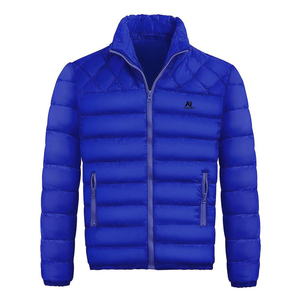 Abrigo Acolchado de Invierno para Personal Masculino, Color Azul Rey, Tallas OEM, Fabricante 2026 - Product Image 1