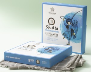 Cajas de Regalo de Chocolate Negro con Vino de Coco de Vietnam, Chocolate al por Mayor para Artículos de Regalo con Empaque Personalizado - Product Image 6