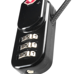 Candado de Cable de Aleación de Zinc con Contraseña de 3 Dígitos, Diseño 2023, Aprobado por la TSA, Resistente al Agua, para Equipaje de Viaje, Maleta, Escuela, Gimnasio - Product Image 1