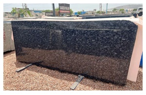 Dalles de pierre naturelle en granit gris acier, directement de l'usine, pour comptoirs, monuments, revêtements de sol et applications de construction - Product Image 4