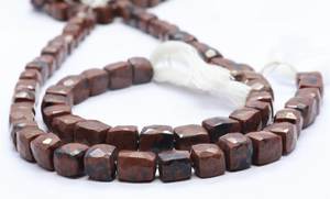 AAA Marconi Obsidian Faceted Cube Gemstone Beads 6-7 MM Obsidian 3D Box Cube Beads 8 Inch Natural Obsidian Loose Beads Jewelry - Product Image 5