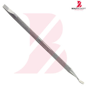 Poussoir à cuticules en métal argenté, prix d'usine, qualité supérieure, poignée antidérapante, acier inoxydable, outil de soin des ongles, manucure - Product Image 4