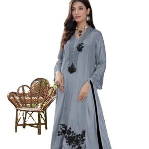 ชุดผ้าจอร์เจียแบบอินเดียและปากีสถานชุดงานปักเรียงตามลำดับดีไซน์ล่าสุด - Product Image 1