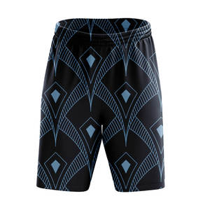 Pantalones Cortos Casuales para Hombre al por Mayor, Logotipo Frontal Personalizado, Transpirables, Resistentes al Viento, 100% Poliéster, Cierre con Cordón, Servicio OEM - Product Image 3