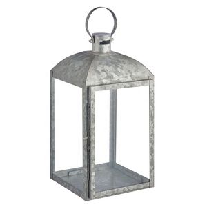 Portavelas de farol galvanizado, farol colgante hecho a mano con alto acabado, decoración para el hogar y el Hotel, adornos a precio de fábrica - Product Image 2