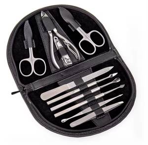 Morje Surgical Classic Stainless Steel Nail <b>Kit</b> 10 in 1 Professional Portable <b>Manicure</b> Set with Clipper Tools Bag for Adult Use - Product Image 5