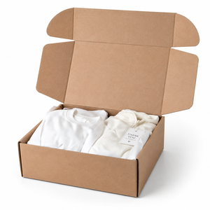 Boîte d'expédition en kraft personnalisée avec impression de logo, boîte en carton ondulé, emballage recyclable pour e-commerce, cadeaux et produits - Product Image 6