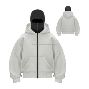 Balaclava 2026 con Doble Capucha, Fabricante de Sudaderas con Logotipo Personalizado, Sudadera con Cremallera y Máscara Ninja, Balaclava con Cremallera de Alta Calidad para Hombre 2026 - Product Image 4
